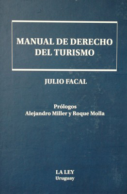 Manual de derecho del Turismo