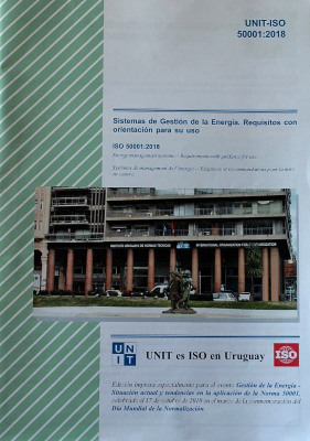 Sistemas de gestión de la energía : requisitos con orientación para su uso : (ISO 50001:2018, IDT)