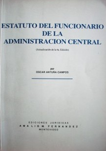 Estatuto del funcionario de la Administración Central