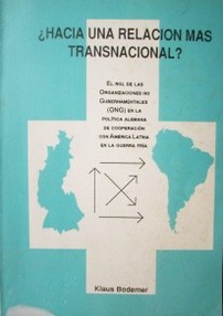 ¿Hacia una relación más transnacional?