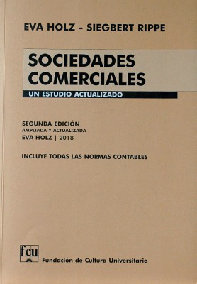 Sociedades comerciales : un estudio actualizado