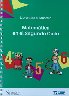 Matemática en el Segundo Ciclo : libro para el maestro