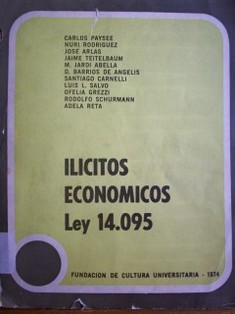 Ilícitos económicos : Ley 14.095