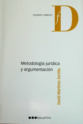 Metodología jurídica y argumentación