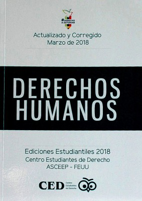 Derechos humanos : ediciones estudiantiles 2018