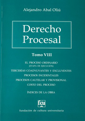 Derecho Procesal. v.8