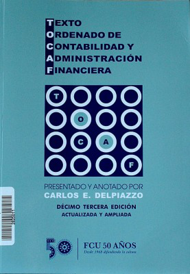 TOCAF : Texto ordenado de contabilidad y administración financiera