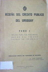 Reseña del crédito público del Uruguay